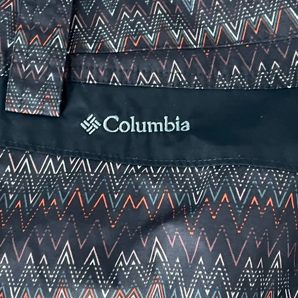 Columbia Omni-Tech Women's XL Ski‎ Snow Pants Waterproof Insulated Chevron Print